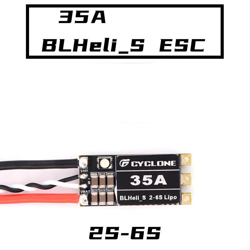 Drone Rc Quadcopter Controller - Cyclone 35A BLHeli_S ESC - Soporte