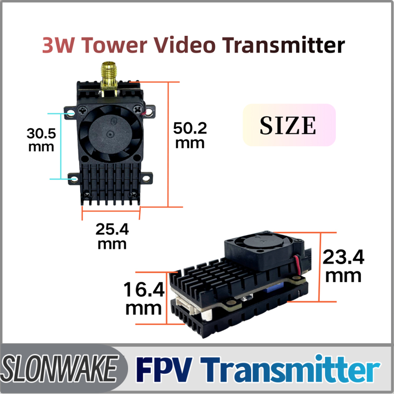 Drone Rc Controller - SLONWAKE 5,8G 3000mW simulación VTX FPV