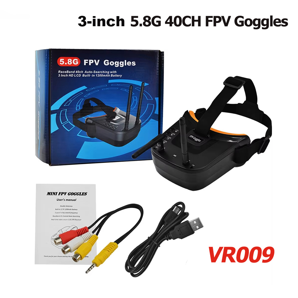 Fpv Antenna Receiver - Gafas de vídeo VR009 FPV, pantalla