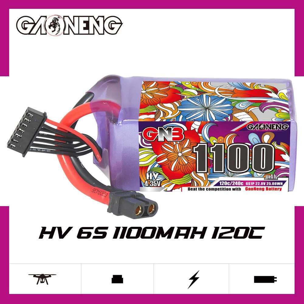 2 uds GNB 6S Lipo batería 22,8 - Drone Rc Leading reseña y precio