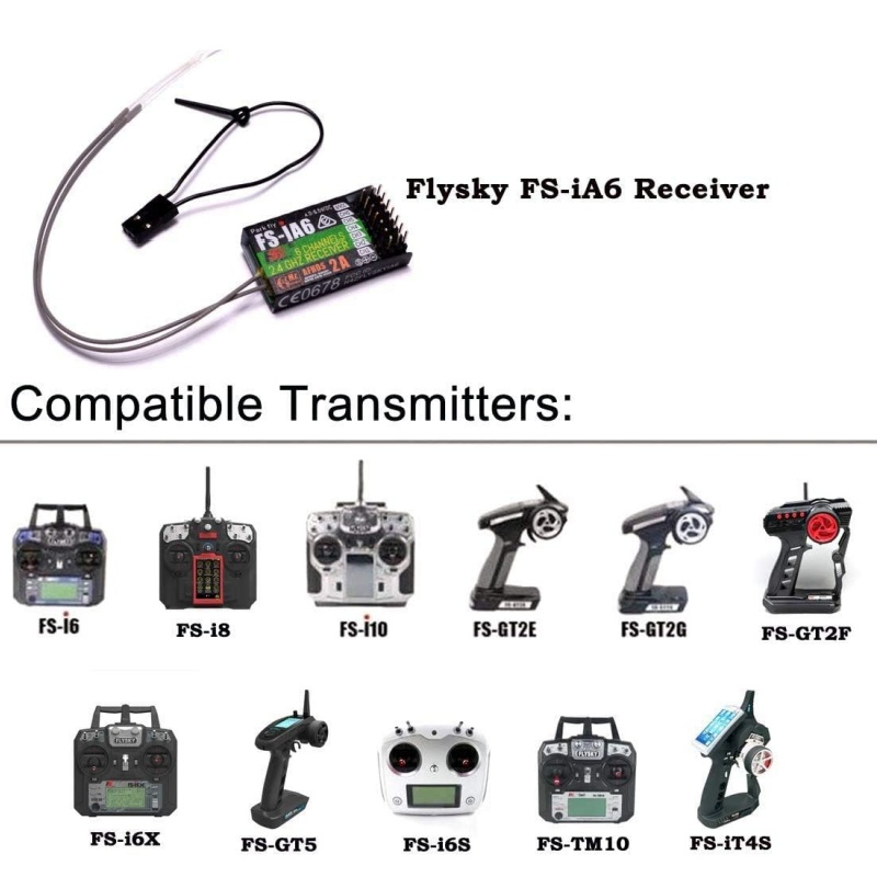 Receptor Flysky FS-IA6 6CH ant - Fpv Antenna Receiver reseña y precio