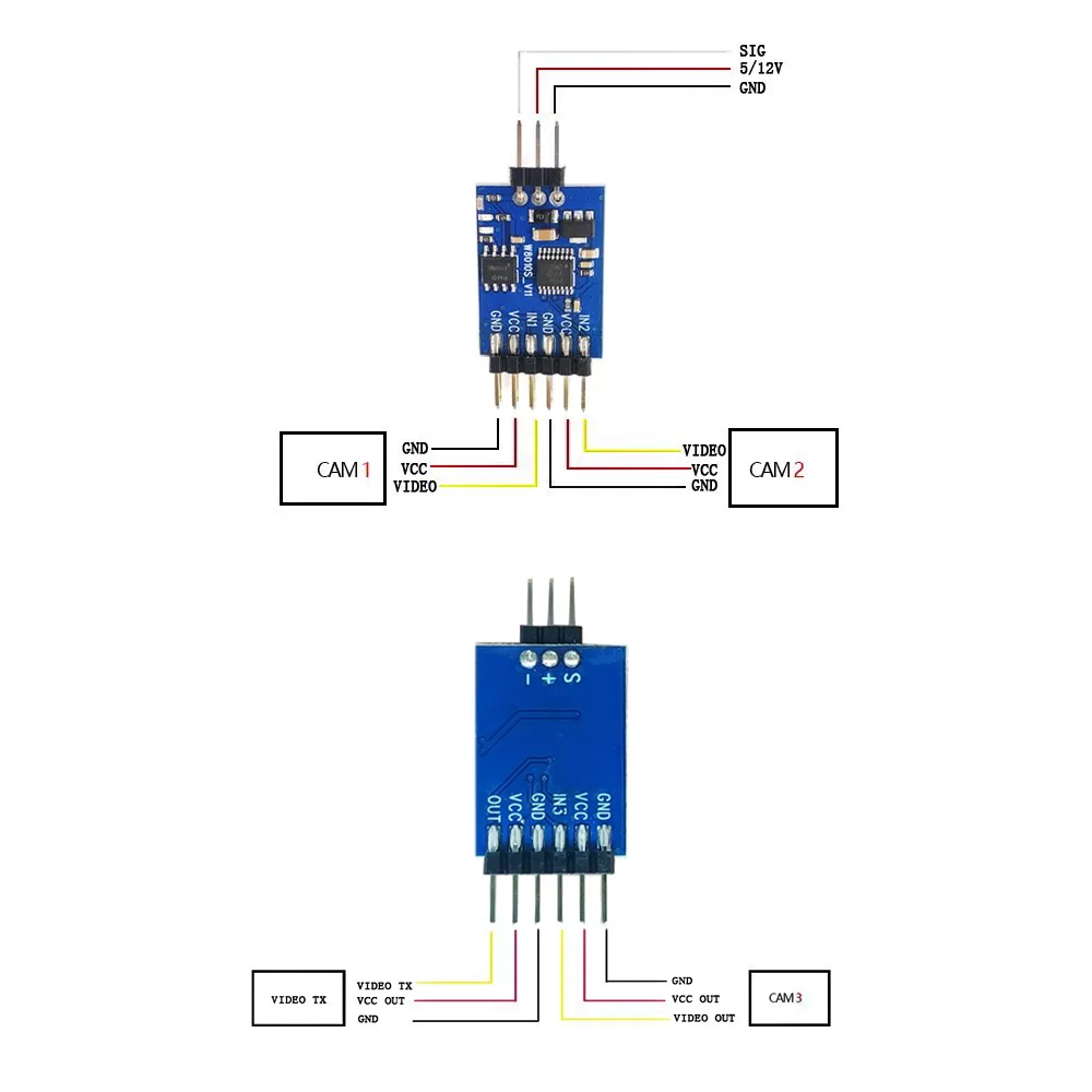 Módulo de conmutador de vídeo  - Drone Rc Controller reseña y precio