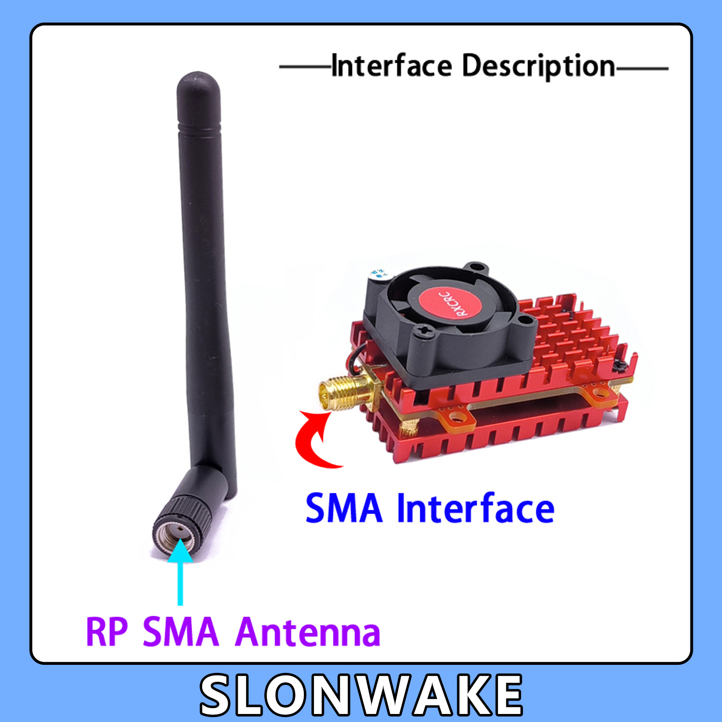 SLONWAKE 5,8G 2W VTX FPV 1800T - Drone Rc Board reseña y precio