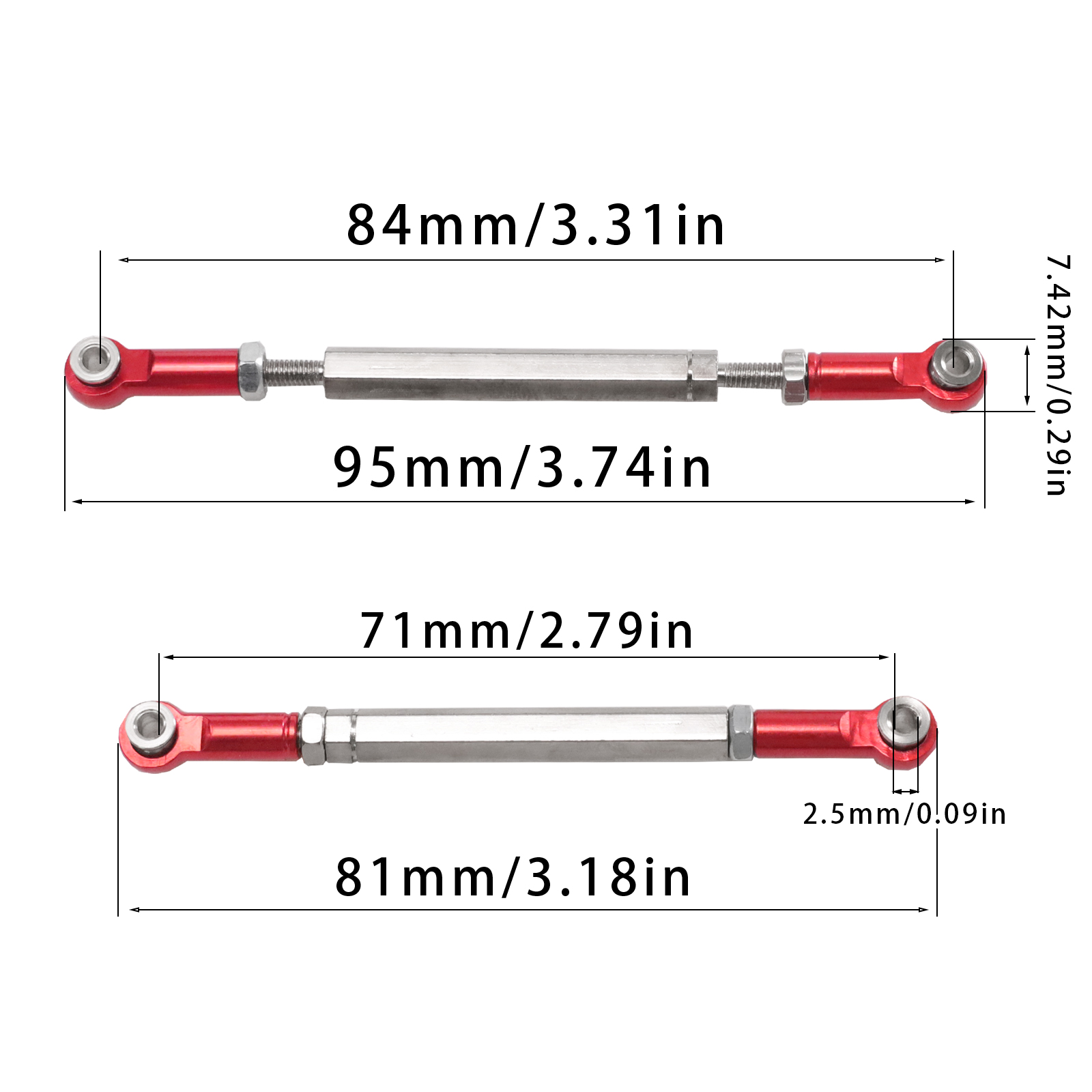 Kit de Suspensión MN128, Escal - Rc Suspension Arm reseña y precio