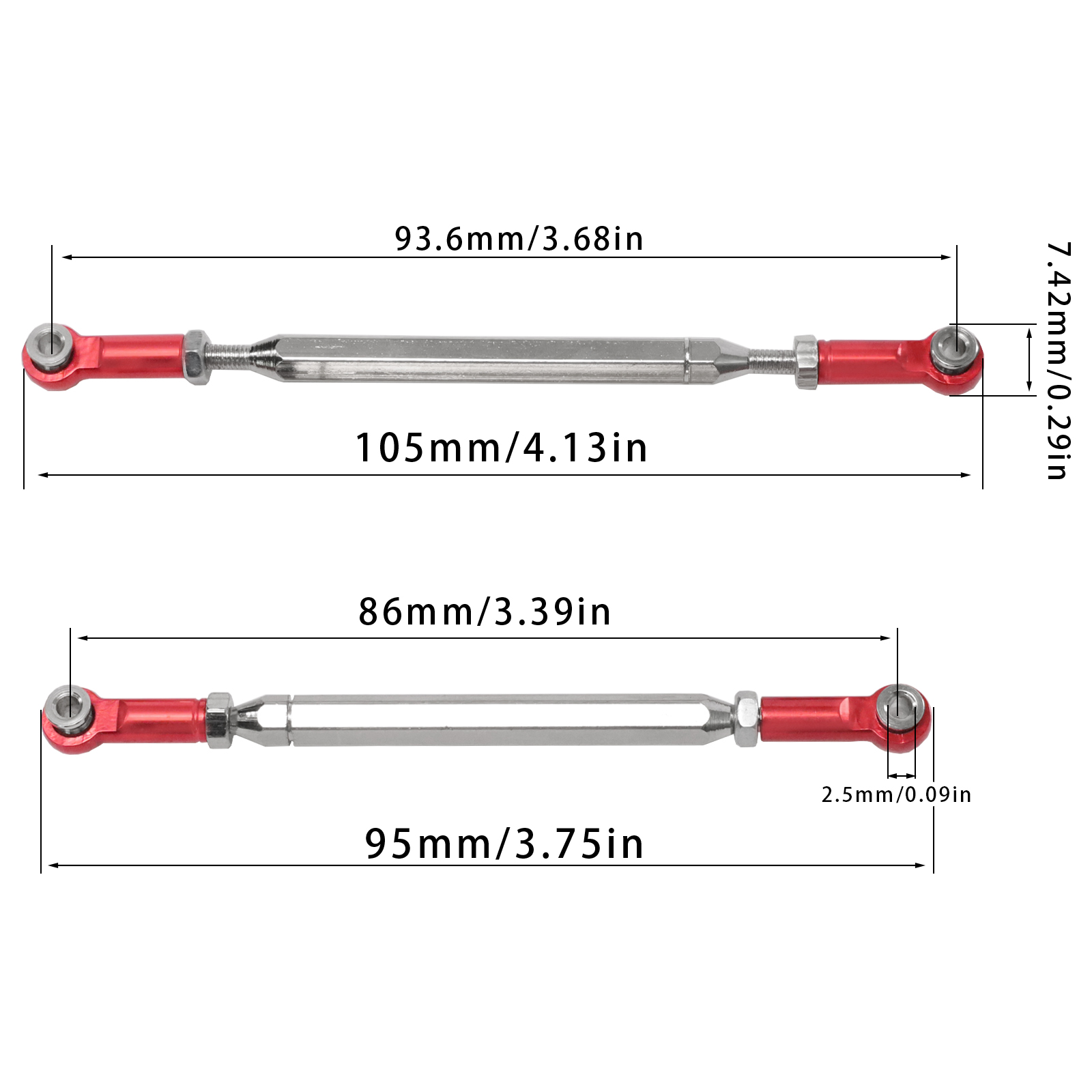 Kit de Suspensión MN128, Escal - Rc Suspension Arm reseña y precio