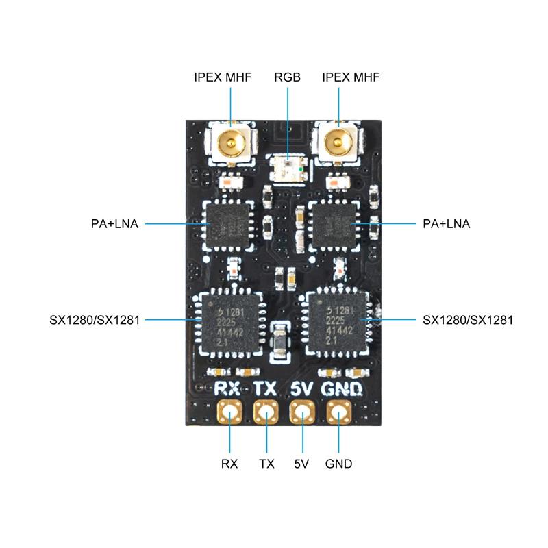 Receptor BETAFPV SuperD ELRS 2 - Fpv Antenna Receiver reseña y precio