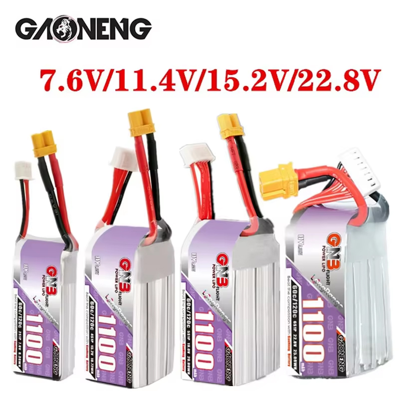 GNB 1100mAh 2S 3S 4S 6S 60C/12 - Drone Rc Leading reseña y precio