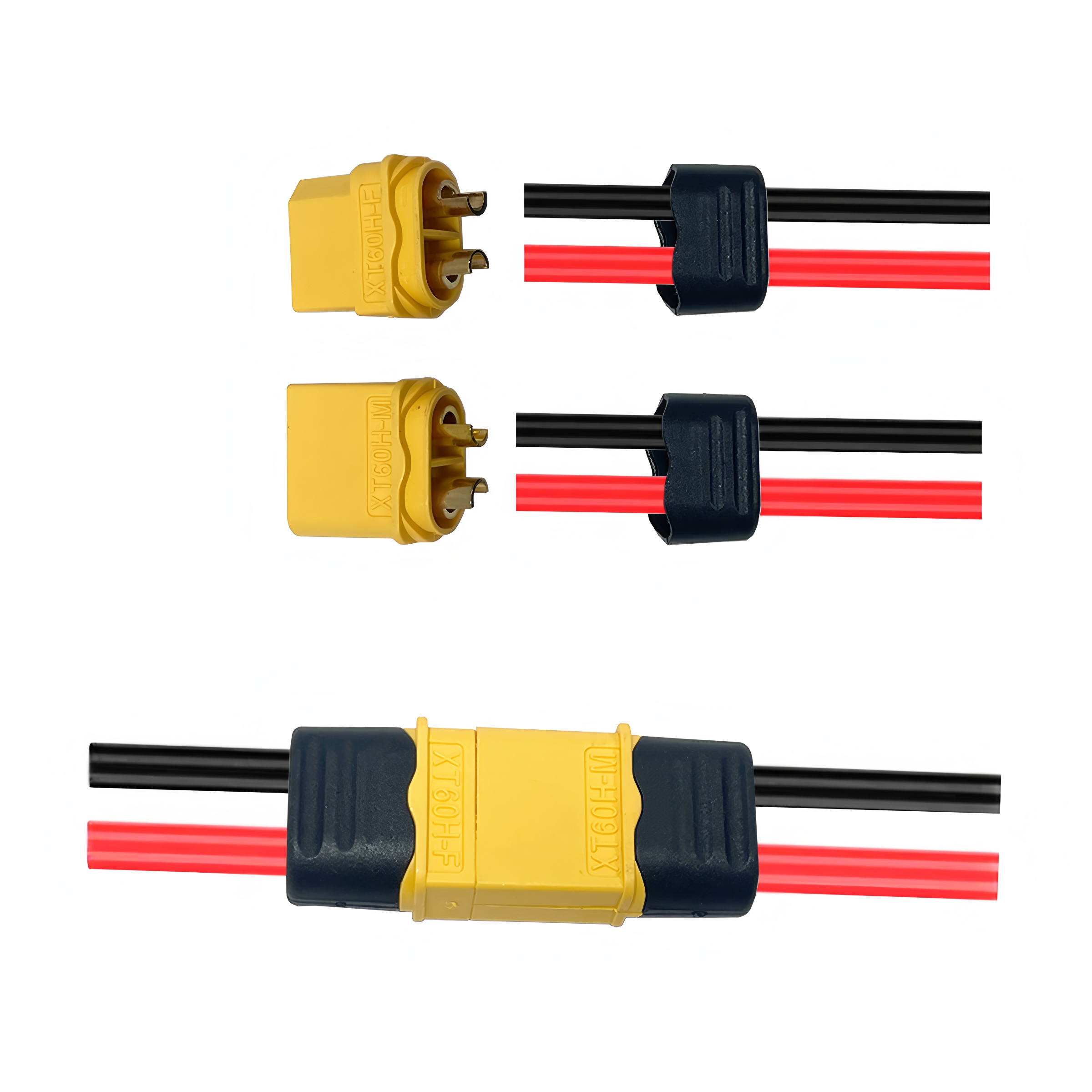 Conector XT60H y Carcasa (10/2 - Drone Avion Rc reseña y precio