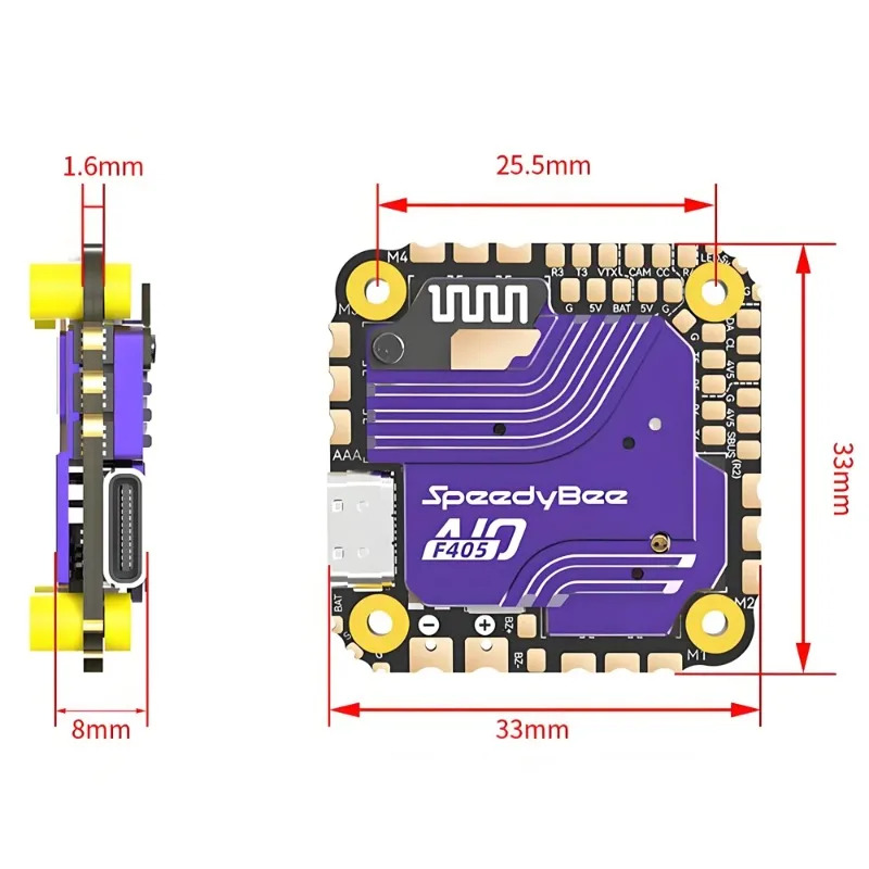 Controlador de Vuelo SpeedyBee - Drone Rc Quadcopter Controller reseña y precio