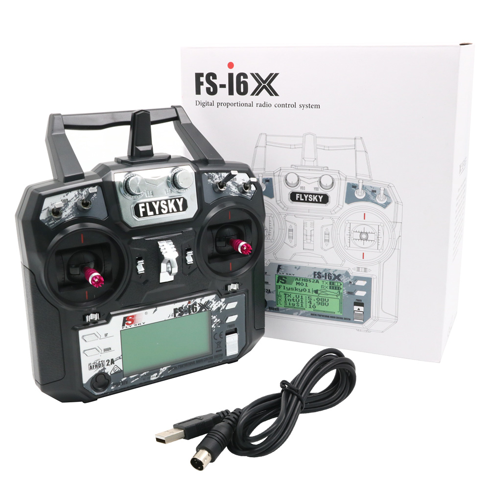 FLYSKY FS-i6X FS i6X 10CH 2,4  - Drone Avion Rc reseña y precio