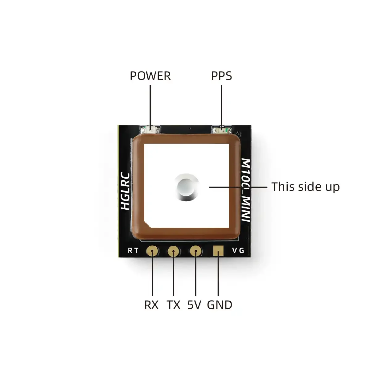 Módulo GPS HGLRC M100 MINI M10 - Drone Rc Leading reseña y precio