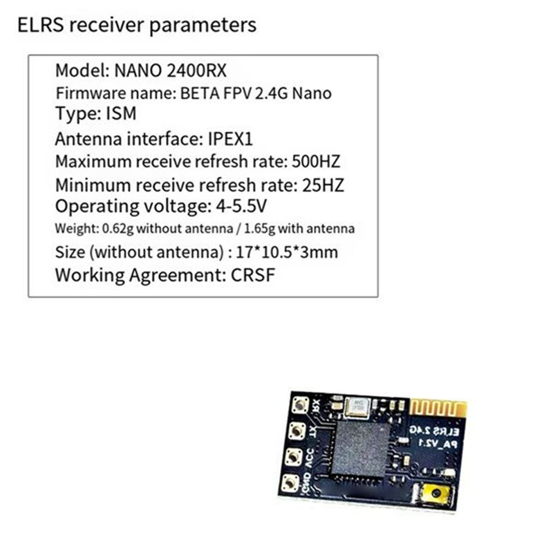 CYGJ-10PCS Receptor ELRS 2.4Gh - Fpv Antenna Receiver reseña y precio